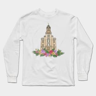 Cedar City Temple Illustration Long Sleeve T-Shirt